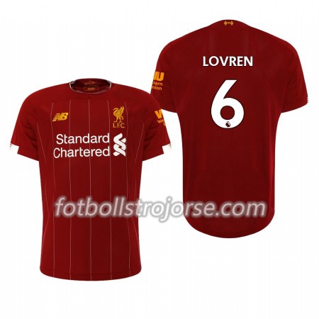 Liverpool Matchtröjor Dejan Lovren 6 Hemma Fotbollströja 2019-2020